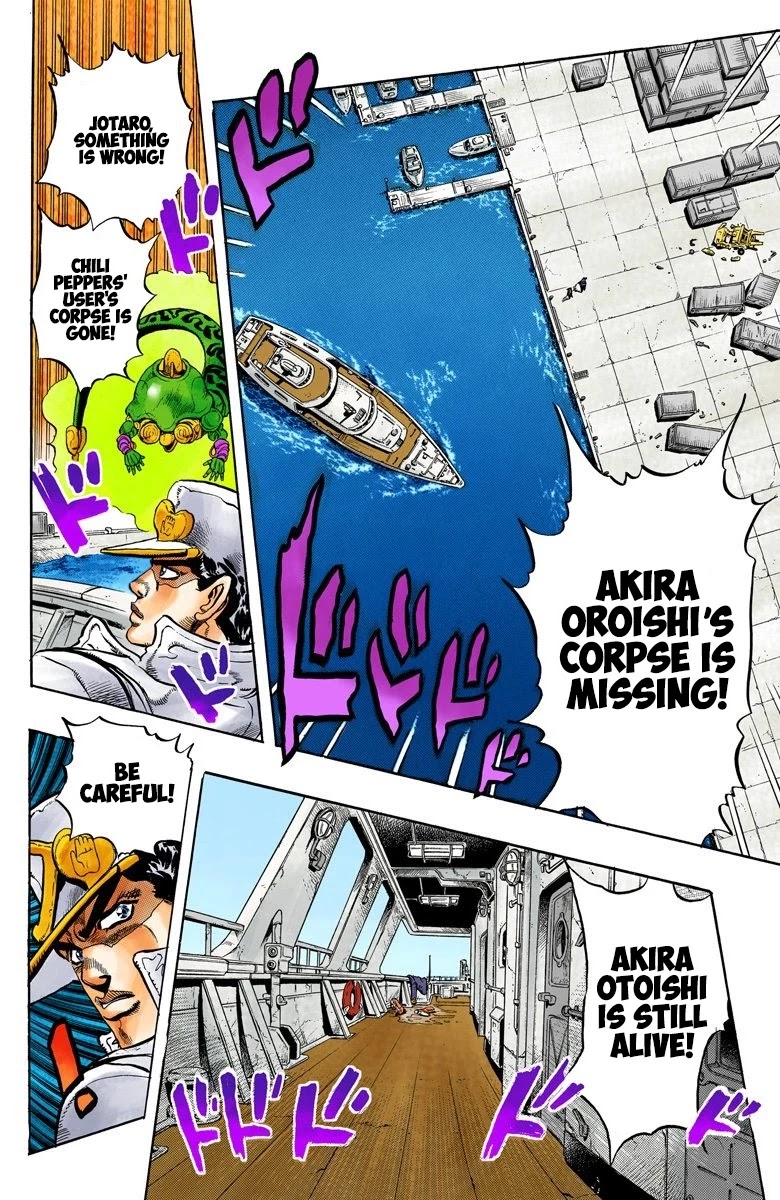 JoJo's Bizarre Adventure Part 4 - Diamond is Unbreakable (Official Colored) Chapter 49 page 9 - Chapter 49: Red Hot Chili Pepper - Part 8