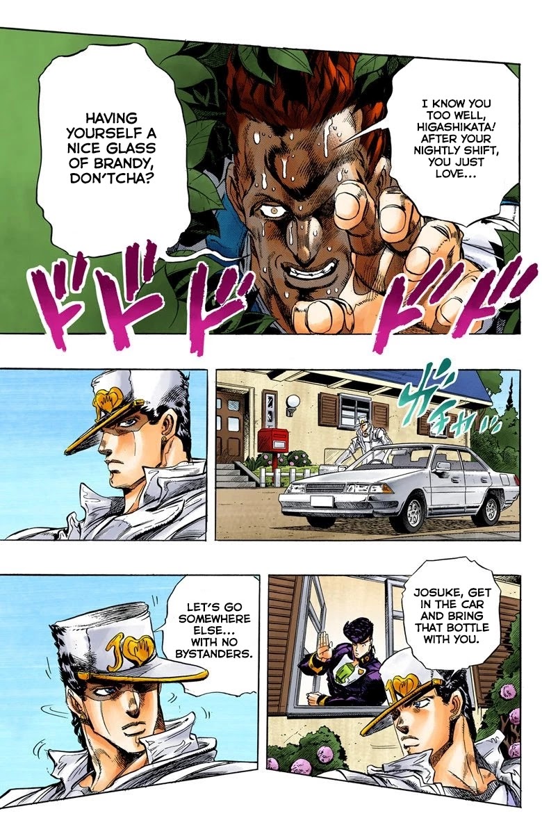JoJo's Bizarre Adventure Part 4 - Diamond is Unbreakable (Official Colored) Chapter 5 page 10 - Chapter 5: Josuke Higashikata Meets Angelo! - Part 2