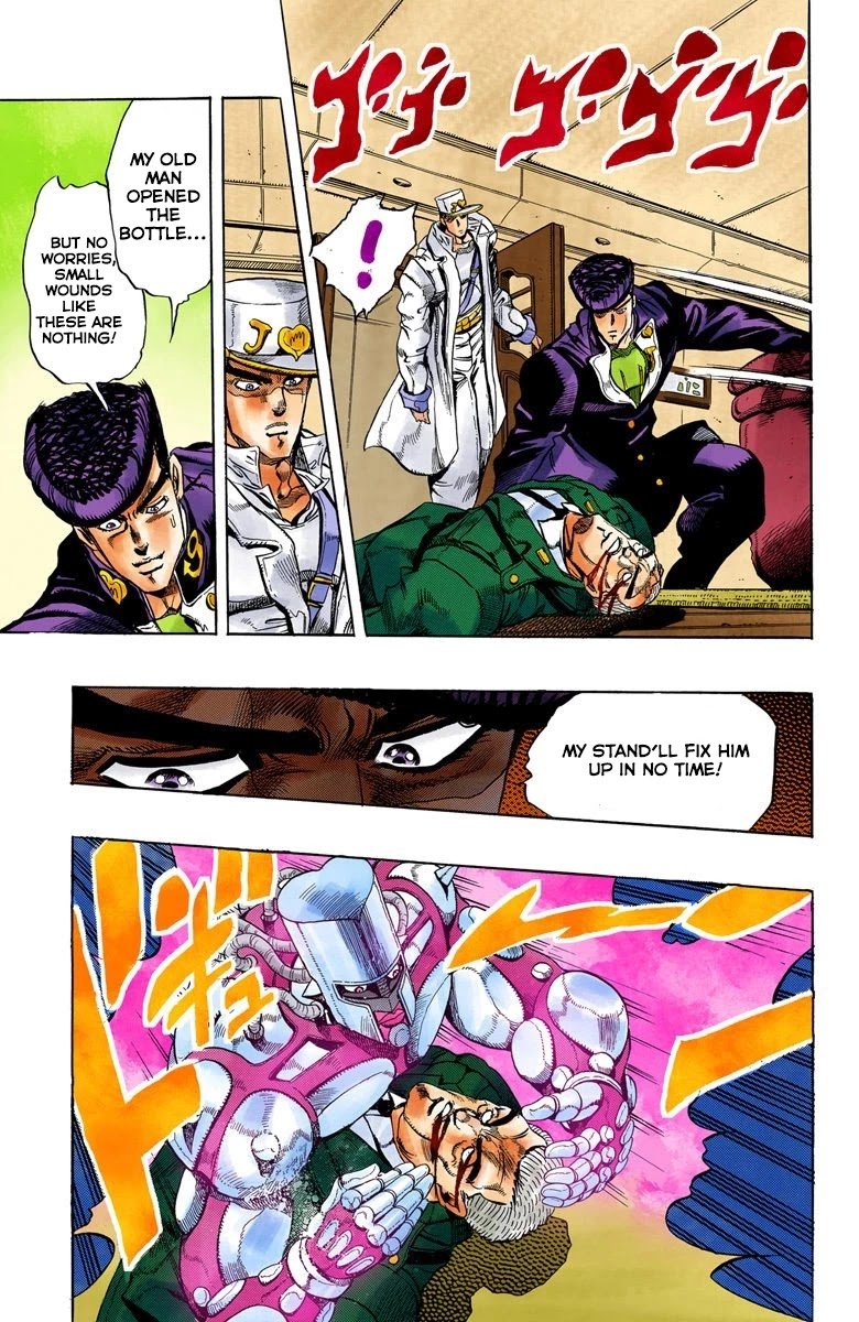 JoJo's Bizarre Adventure Part 4 - Diamond is Unbreakable (Official Colored) Chapter 5 page 16 - Chapter 5: Josuke Higashikata Meets Angelo! - Part 2