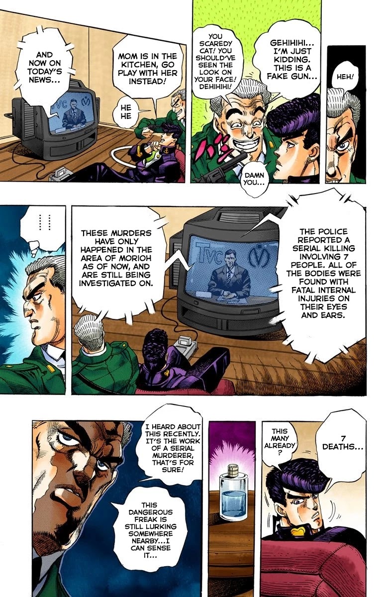 JoJo's Bizarre Adventure Part 4 - Diamond is Unbreakable (Official Colored) Chapter 5 page 8 - Chapter 5: Josuke Higashikata Meets Angelo! - Part 2