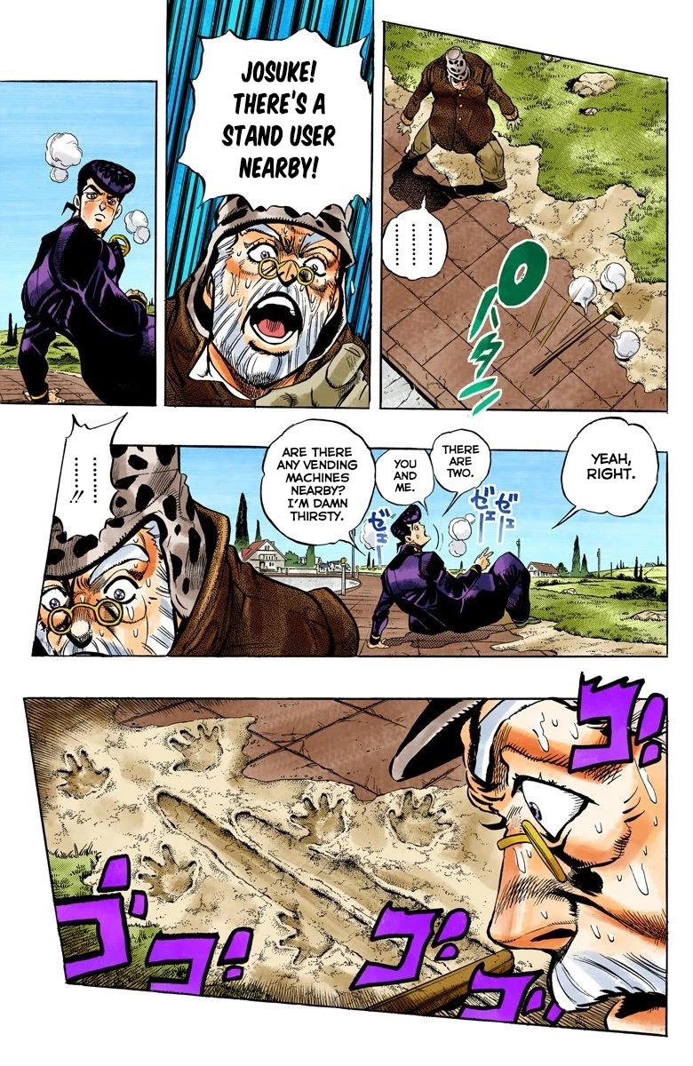JoJo's Bizarre Adventure Part 4 - Diamond is Unbreakable (Official Colored) Chapter 50 page 12 - Chapter 50: I Found Something Dangerous! - Part 1