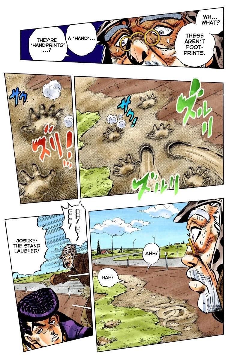 JoJo's Bizarre Adventure Part 4 - Diamond is Unbreakable (Official Colored) Chapter 50 page 14 - Chapter 50: I Found Something Dangerous! - Part 1