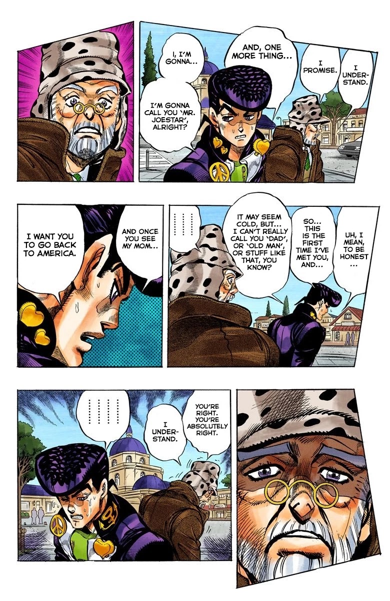 JoJo's Bizarre Adventure Part 4 - Diamond is Unbreakable (Official Colored) Chapter 50 page 7 - Chapter 50: I Found Something Dangerous! - Part 1