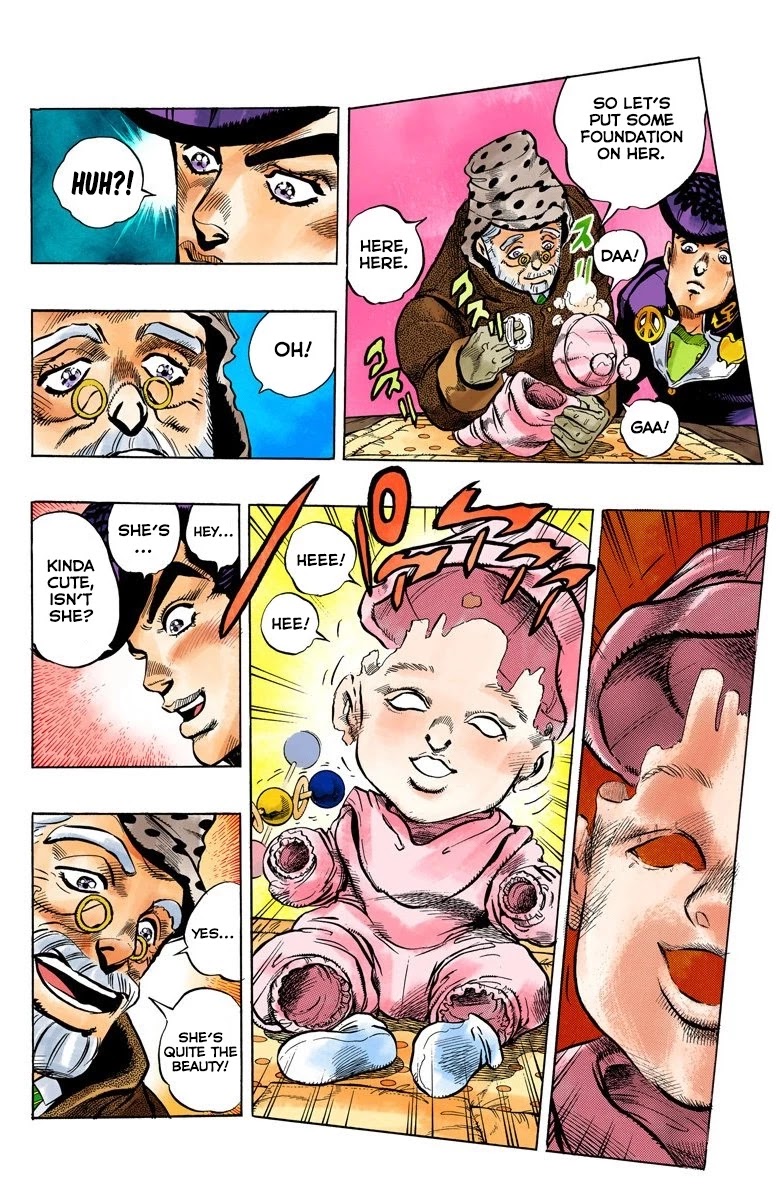 JoJo's Bizarre Adventure Part 4 - Diamond is Unbreakable (Official Colored) Chapter 51 page 14 - Chapter 51: I Found Something Dangerous! - Part 2