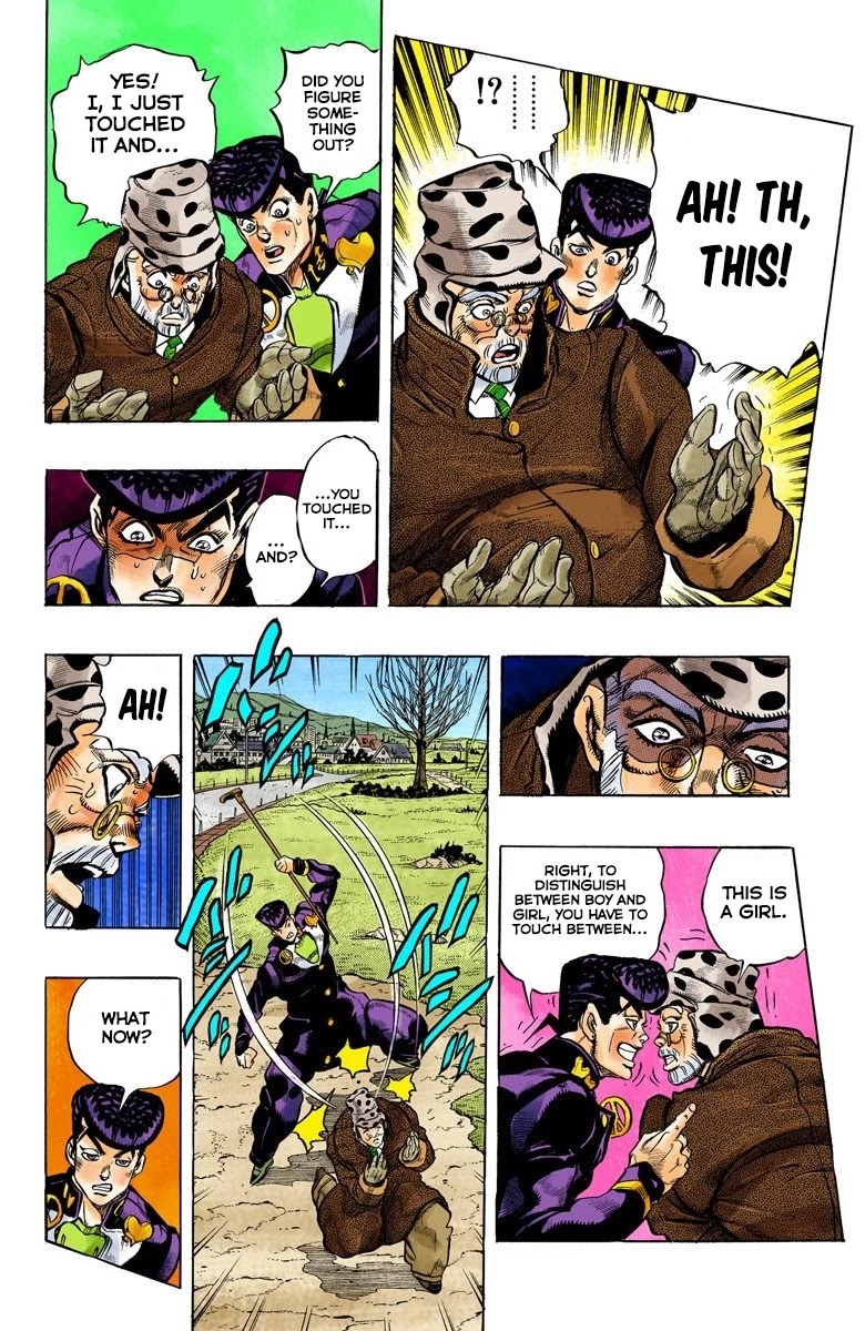 JoJo's Bizarre Adventure Part 4 - Diamond is Unbreakable (Official Colored) Chapter 51 page 4 - Chapter 51: I Found Something Dangerous! - Part 2