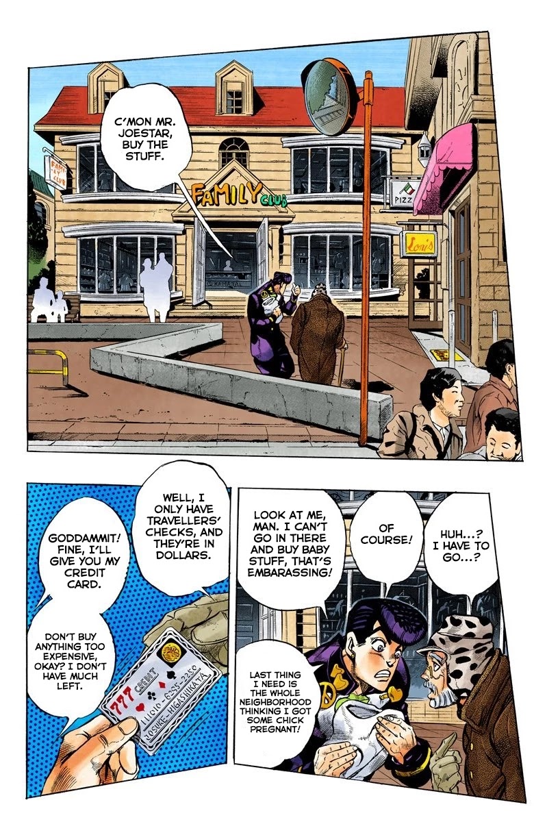 JoJo's Bizarre Adventure Part 4 - Diamond is Unbreakable (Official Colored) Chapter 51 page 6 - Chapter 51: I Found Something Dangerous! - Part 2