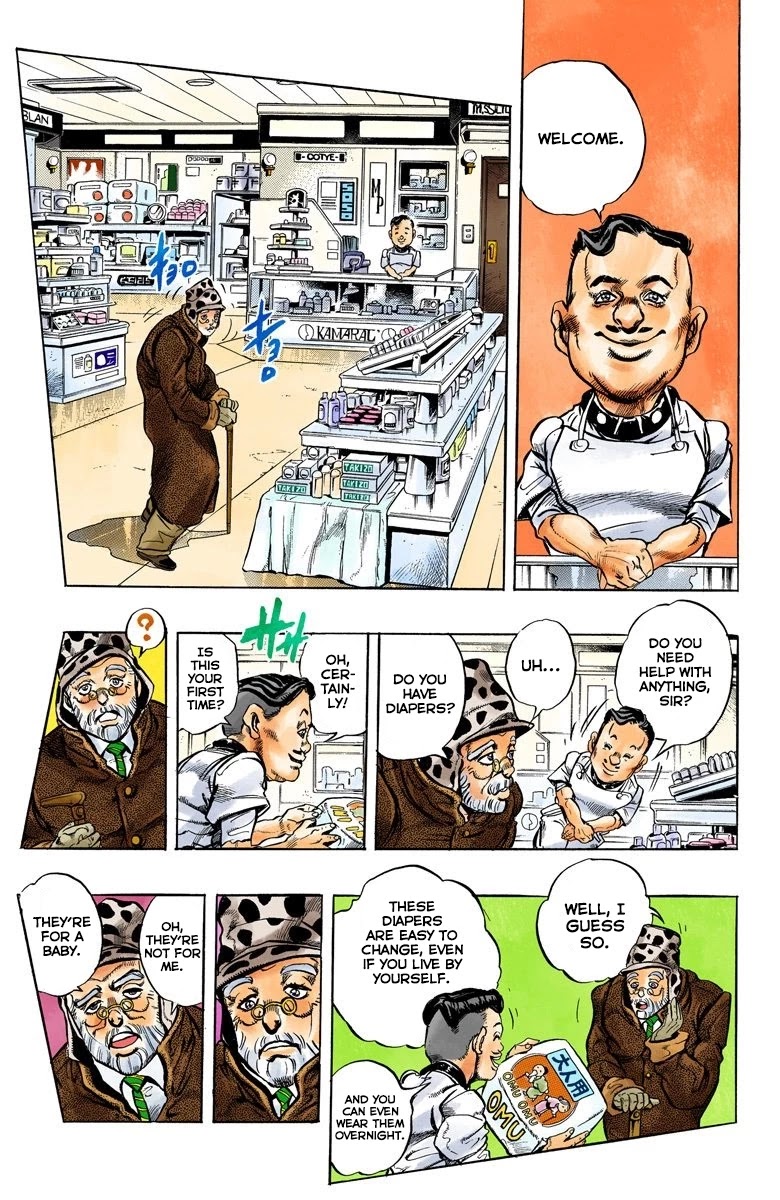 JoJo's Bizarre Adventure Part 4 - Diamond is Unbreakable (Official Colored) Chapter 51 page 7 - Chapter 51: I Found Something Dangerous! - Part 2