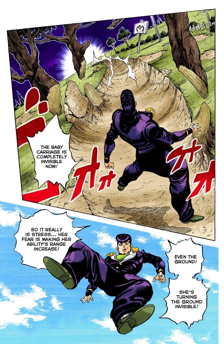JoJo's Bizarre Adventure Part 4 - Diamond is Unbreakable (Official Colored) Chapter 52 page 10 - Chapter 52: I Found Something Dangerous! - Part 3