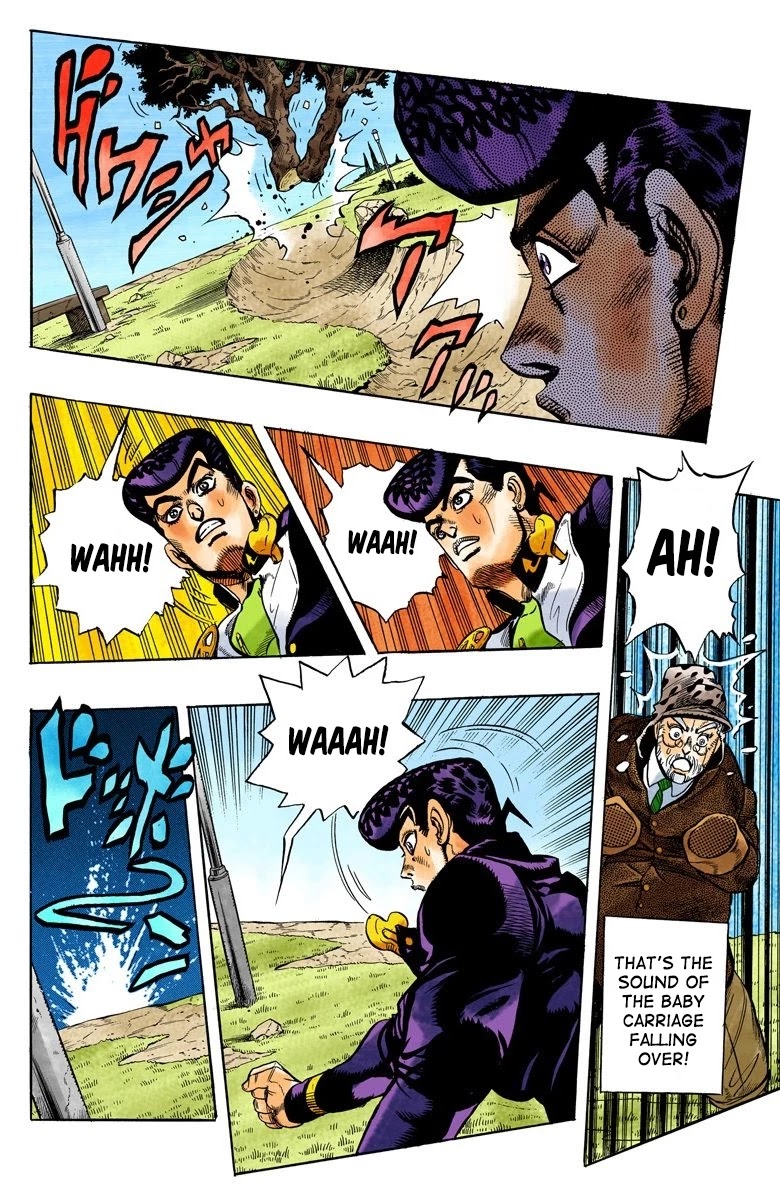 JoJo's Bizarre Adventure Part 4 - Diamond is Unbreakable (Official Colored) Chapter 52 page 11 - Chapter 52: I Found Something Dangerous! - Part 3