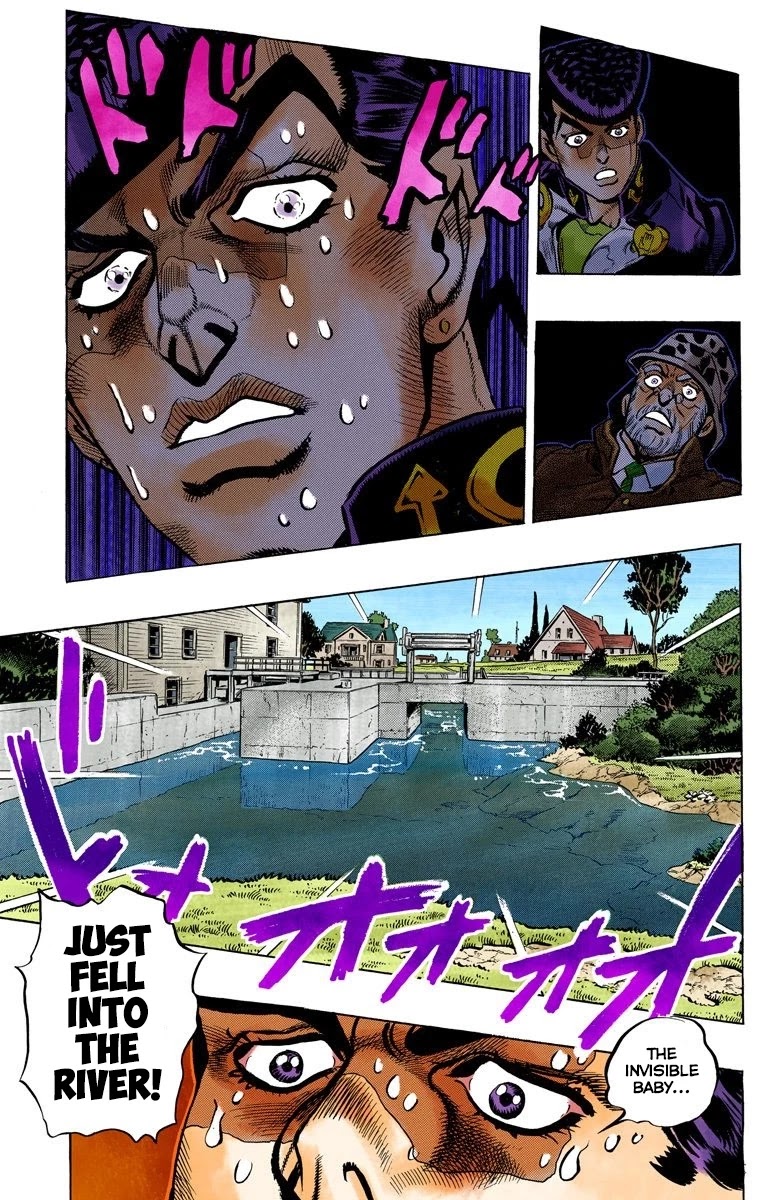 JoJo's Bizarre Adventure Part 4 - Diamond is Unbreakable (Official Colored) Chapter 52 page 12 - Chapter 52: I Found Something Dangerous! - Part 3