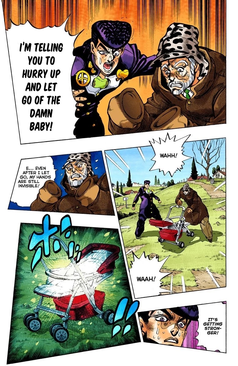 JoJo's Bizarre Adventure Part 4 - Diamond is Unbreakable (Official Colored) Chapter 52 page 2 - Chapter 52: I Found Something Dangerous! - Part 3