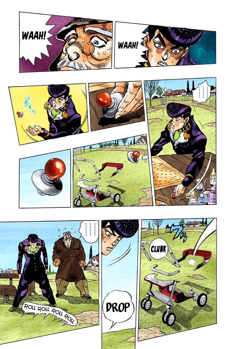 JoJo's Bizarre Adventure Part 4 - Diamond is Unbreakable (Official Colored) Chapter 52 page 4 - Chapter 52: I Found Something Dangerous! - Part 3