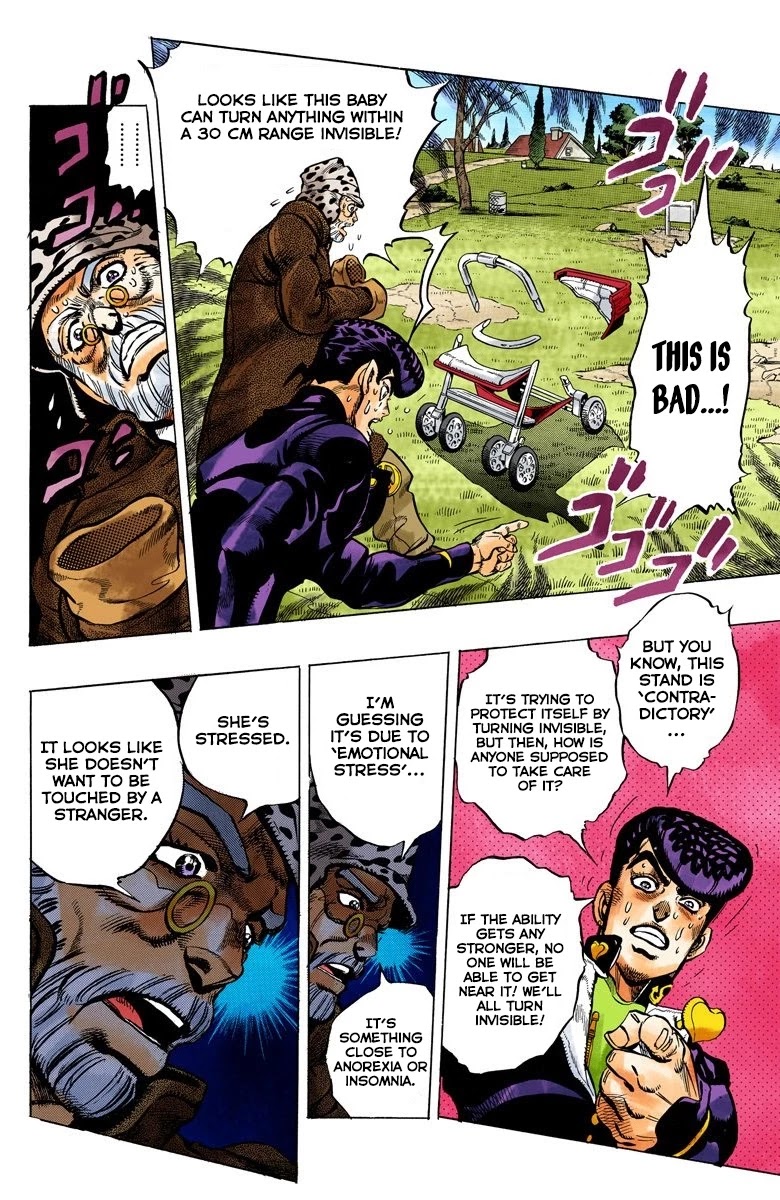 JoJo's Bizarre Adventure Part 4 - Diamond is Unbreakable (Official Colored) Chapter 52 page 5 - Chapter 52: I Found Something Dangerous! - Part 3