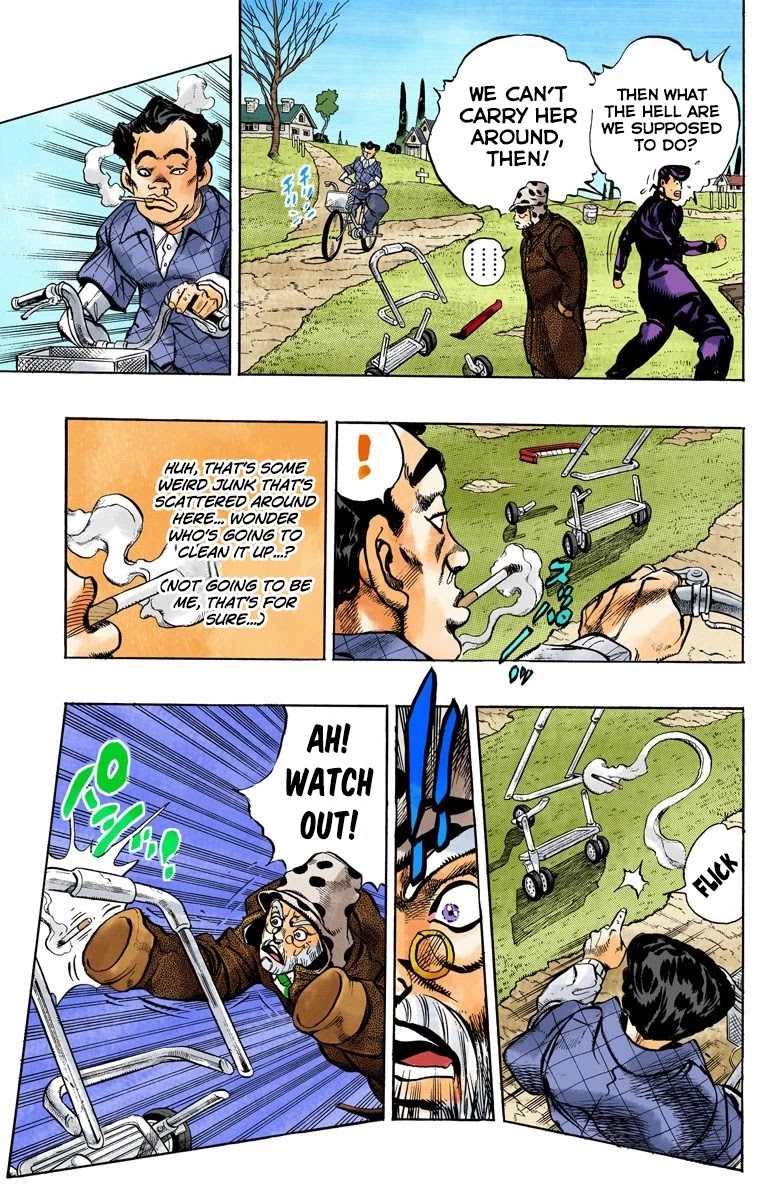 JoJo's Bizarre Adventure Part 4 - Diamond is Unbreakable (Official Colored) Chapter 52 page 6 - Chapter 52: I Found Something Dangerous! - Part 3