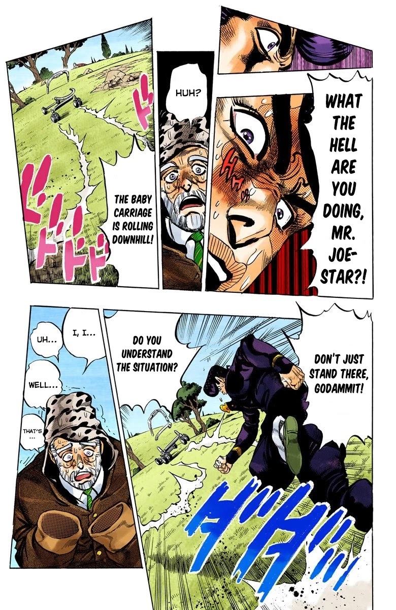 JoJo's Bizarre Adventure Part 4 - Diamond is Unbreakable (Official Colored) Chapter 52 page 8 - Chapter 52: I Found Something Dangerous! - Part 3