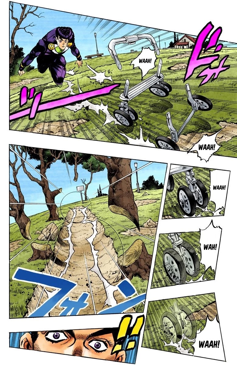 JoJo's Bizarre Adventure Part 4 - Diamond is Unbreakable (Official Colored) Chapter 52 page 9 - Chapter 52: I Found Something Dangerous! - Part 3