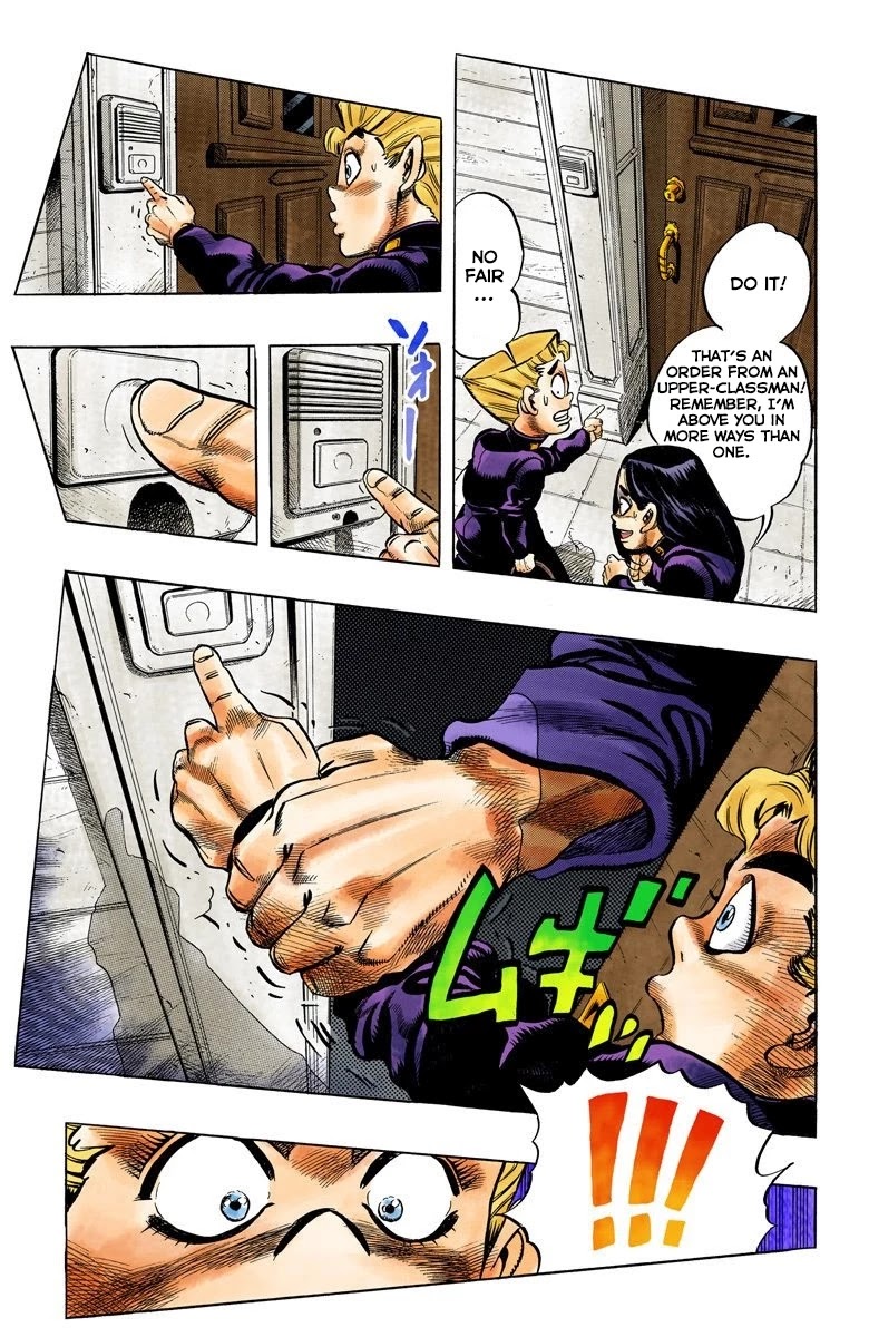 JoJo's Bizarre Adventure Part 4 - Diamond is Unbreakable (Official Colored) Chapter 53 page 8 - Chapter 53: Let's Go to the Mangaka's House - Part 1