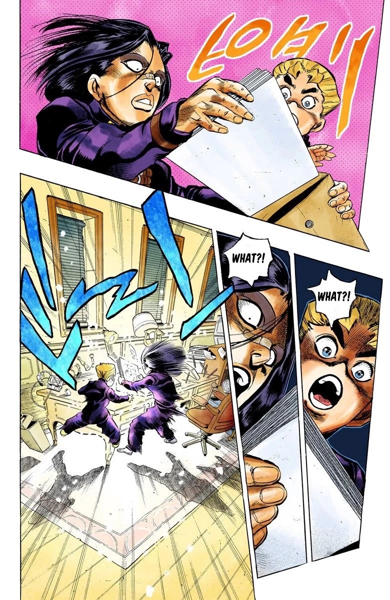 JoJo's Bizarre Adventure Part 4 - Diamond is Unbreakable (Official Colored) Chapter 54 page 11 - Chapter 54: Let's Go to the Mangaka's House - Part 2
