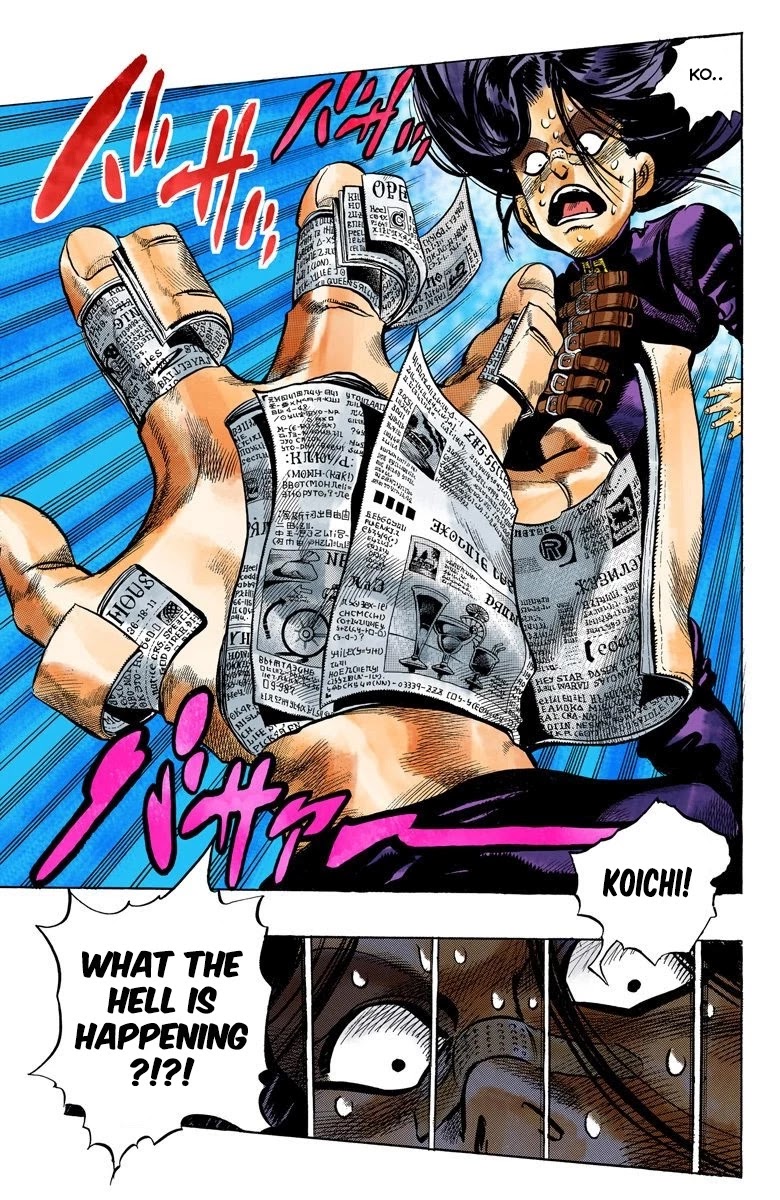 JoJo's Bizarre Adventure Part 4 - Diamond is Unbreakable (Official Colored) Chapter 54 page 16 - Chapter 54: Let's Go to the Mangaka's House - Part 2