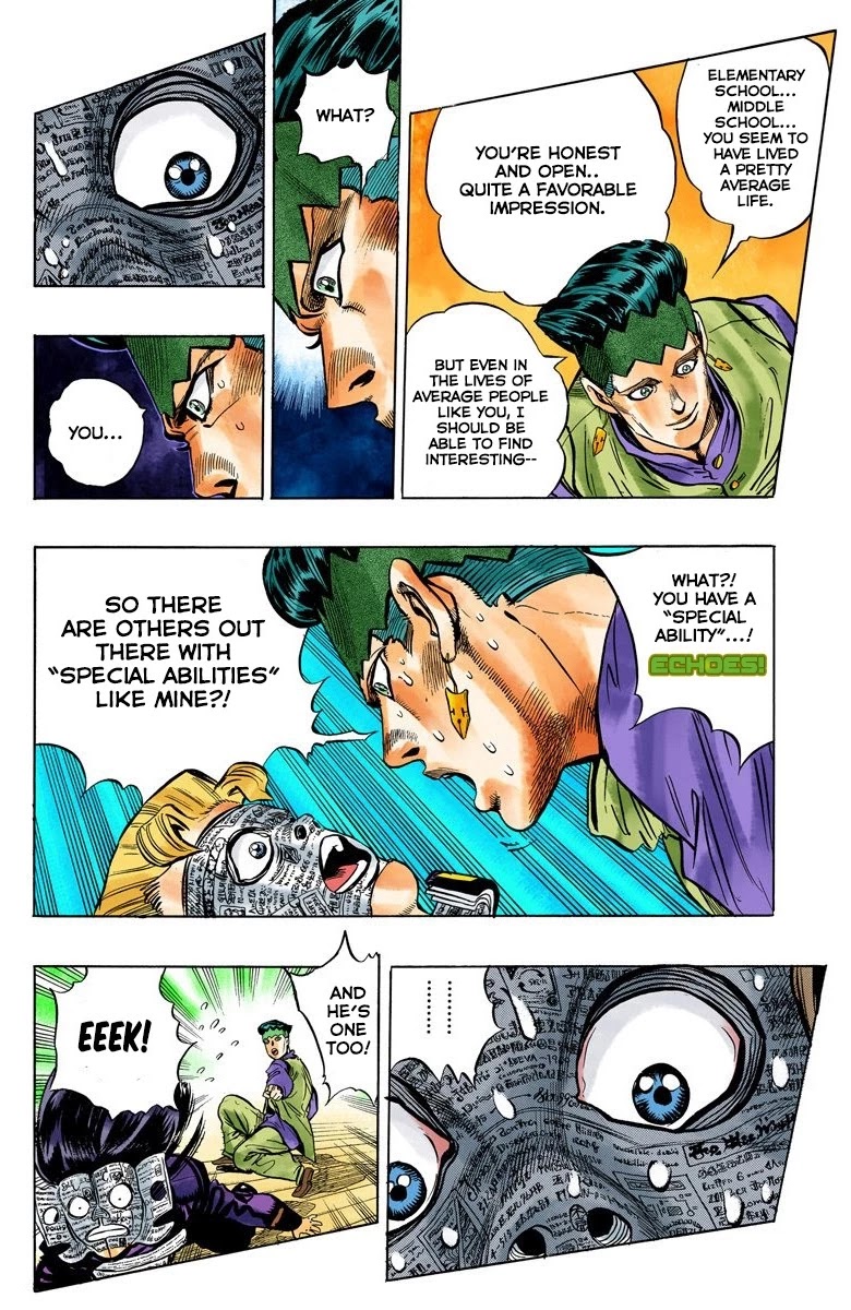 JoJo's Bizarre Adventure Part 4 - Diamond is Unbreakable (Official Colored) Chapter 54 page 20 - Chapter 54: Let's Go to the Mangaka's House - Part 2