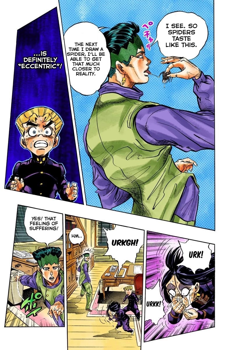 JoJo's Bizarre Adventure Part 4 - Diamond is Unbreakable (Official Colored) Chapter 54 page 4 - Chapter 54: Let's Go to the Mangaka's House - Part 2