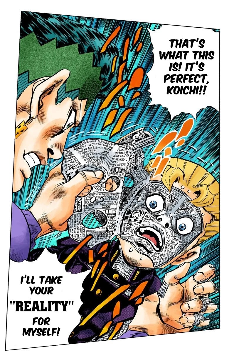 JoJo's Bizarre Adventure Part 4 - Diamond is Unbreakable (Official Colored) Chapter 55 page 16 - Chapter 55: Let's Go to the Mangaka's House - Part 3