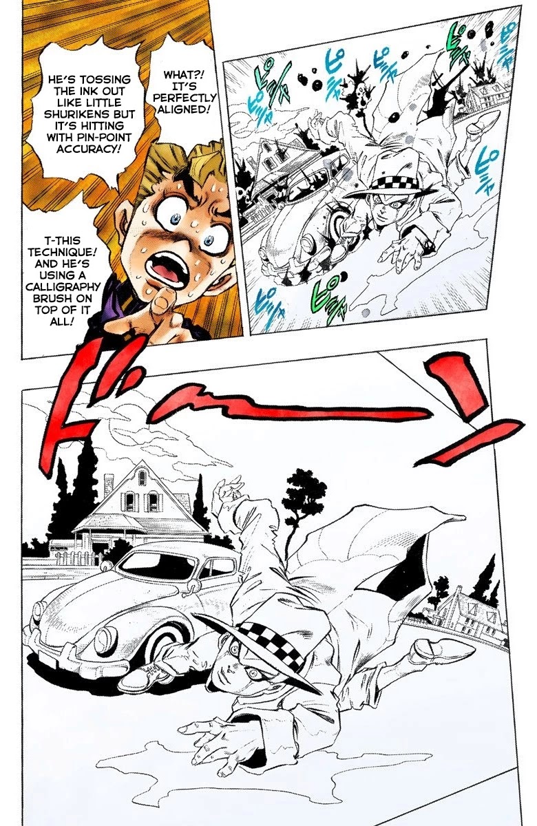 JoJo's Bizarre Adventure Part 4 - Diamond is Unbreakable (Official Colored) Chapter 56 page 16 - Chapter 56: Let's Go to the Mangaka's House - Part 4