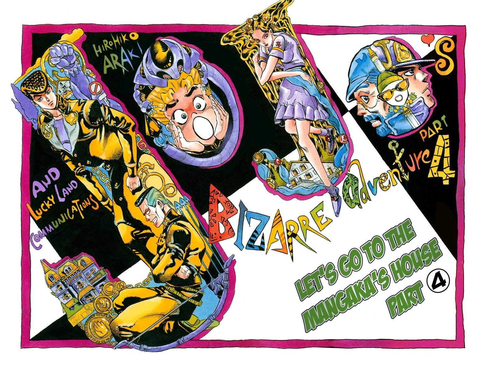 JoJo's Bizarre Adventure Part 4 - Diamond is Unbreakable (Official Colored) Chapter 56 page 3 - Chapter 56: Let's Go to the Mangaka's House - Part 4