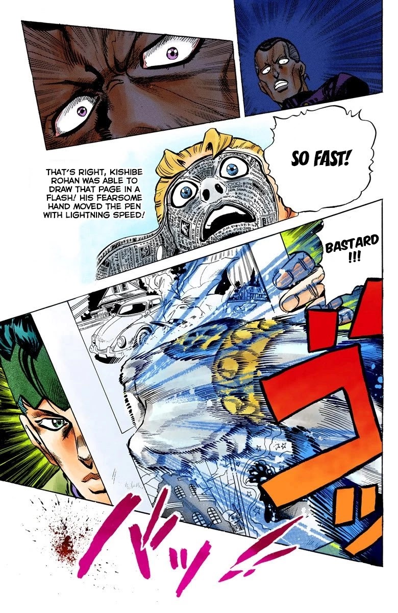 JoJo's Bizarre Adventure Part 4 - Diamond is Unbreakable (Official Colored) Chapter 57 page 19 - Chapter 57: Let's Go to the Mangaka's House - Part 5