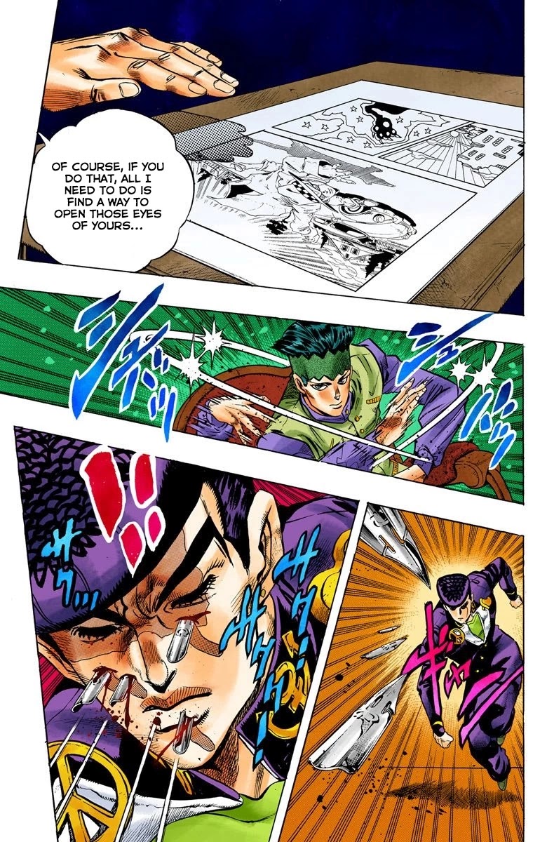 JoJo's Bizarre Adventure Part 4 - Diamond is Unbreakable (Official Colored) Chapter 58 page 14 - Chapter 58: Let's Go to the Mangaka's House - Part 6