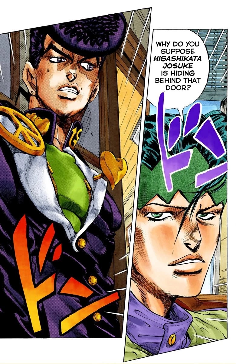 JoJo's Bizarre Adventure Part 4 - Diamond is Unbreakable (Official Colored) Chapter 58 page 4 - Chapter 58: Let's Go to the Mangaka's House - Part 6