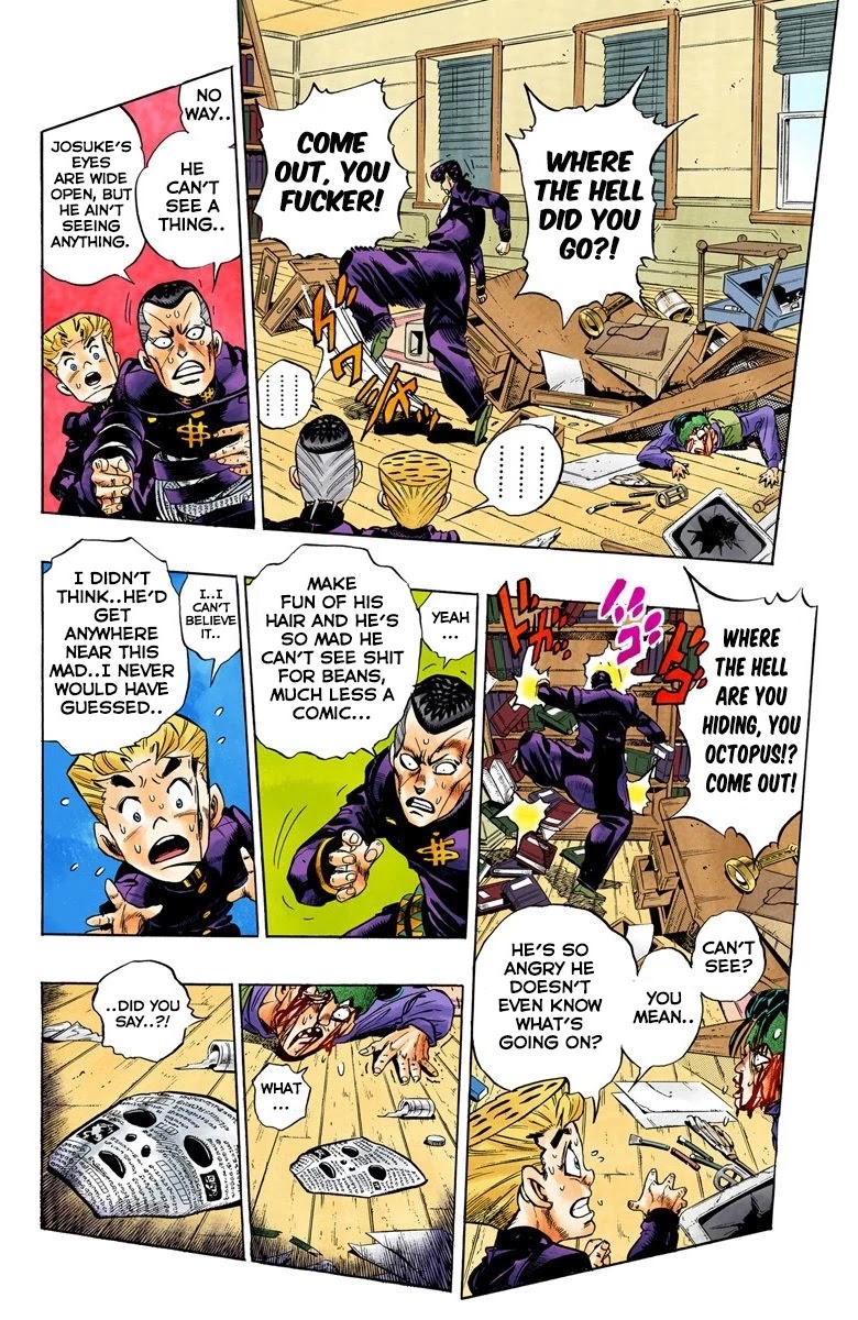 JoJo's Bizarre Adventure Part 4 - Diamond is Unbreakable (Official Colored) Chapter 59 page 11 - Chapter 59: Let's Go to the Mangaka's House - Part 7