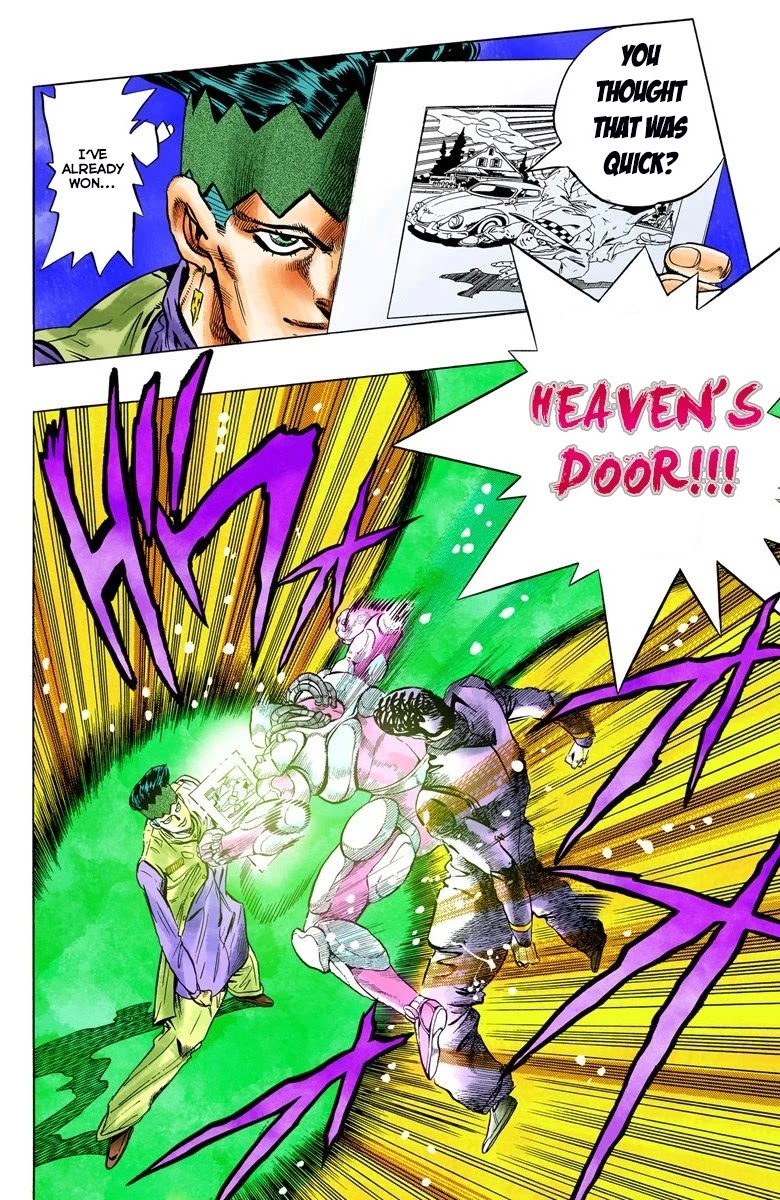 JoJo's Bizarre Adventure Part 4 - Diamond is Unbreakable (Official Colored) Chapter 59 page 7 - Chapter 59: Let's Go to the Mangaka's House - Part 7
