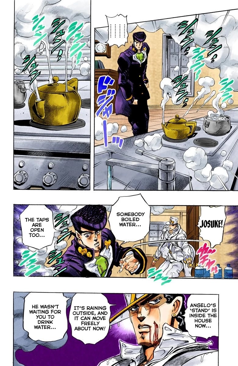 JoJo's Bizarre Adventure Part 4 - Diamond is Unbreakable (Official Colored) Chapter 6 page 13 - Chapter 6: Josuke Higashikata Meets Angelo! - Part 3