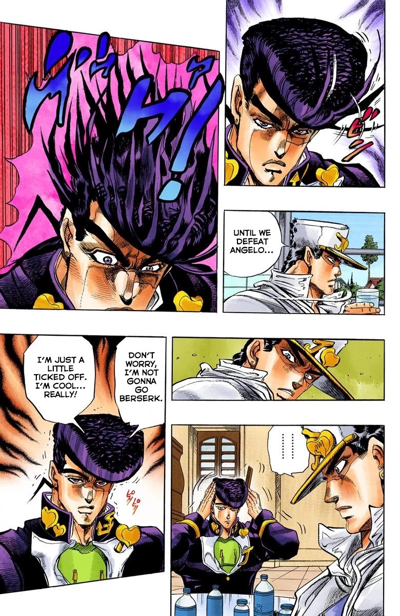 JoJo's Bizarre Adventure Part 4 - Diamond is Unbreakable (Official Colored) Chapter 6 page 4 - Chapter 6: Josuke Higashikata Meets Angelo! - Part 3