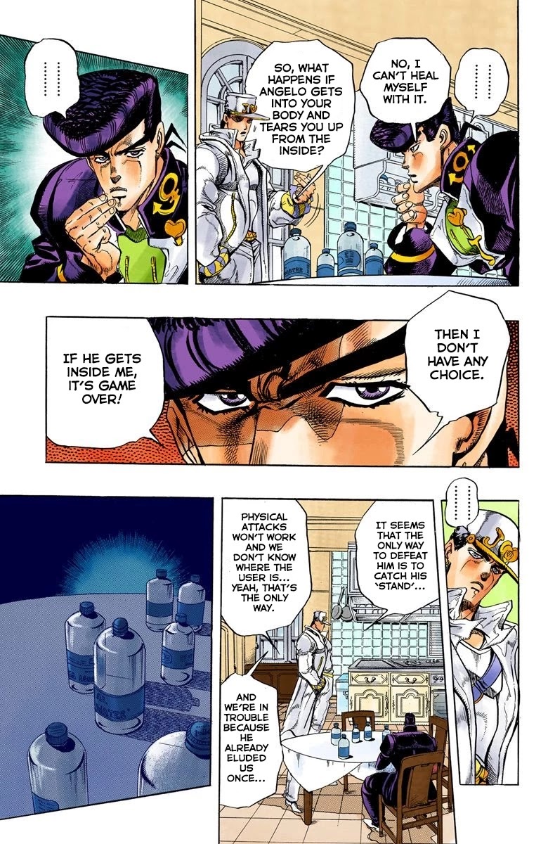 JoJo's Bizarre Adventure Part 4 - Diamond is Unbreakable (Official Colored) Chapter 6 page 6 - Chapter 6: Josuke Higashikata Meets Angelo! - Part 3