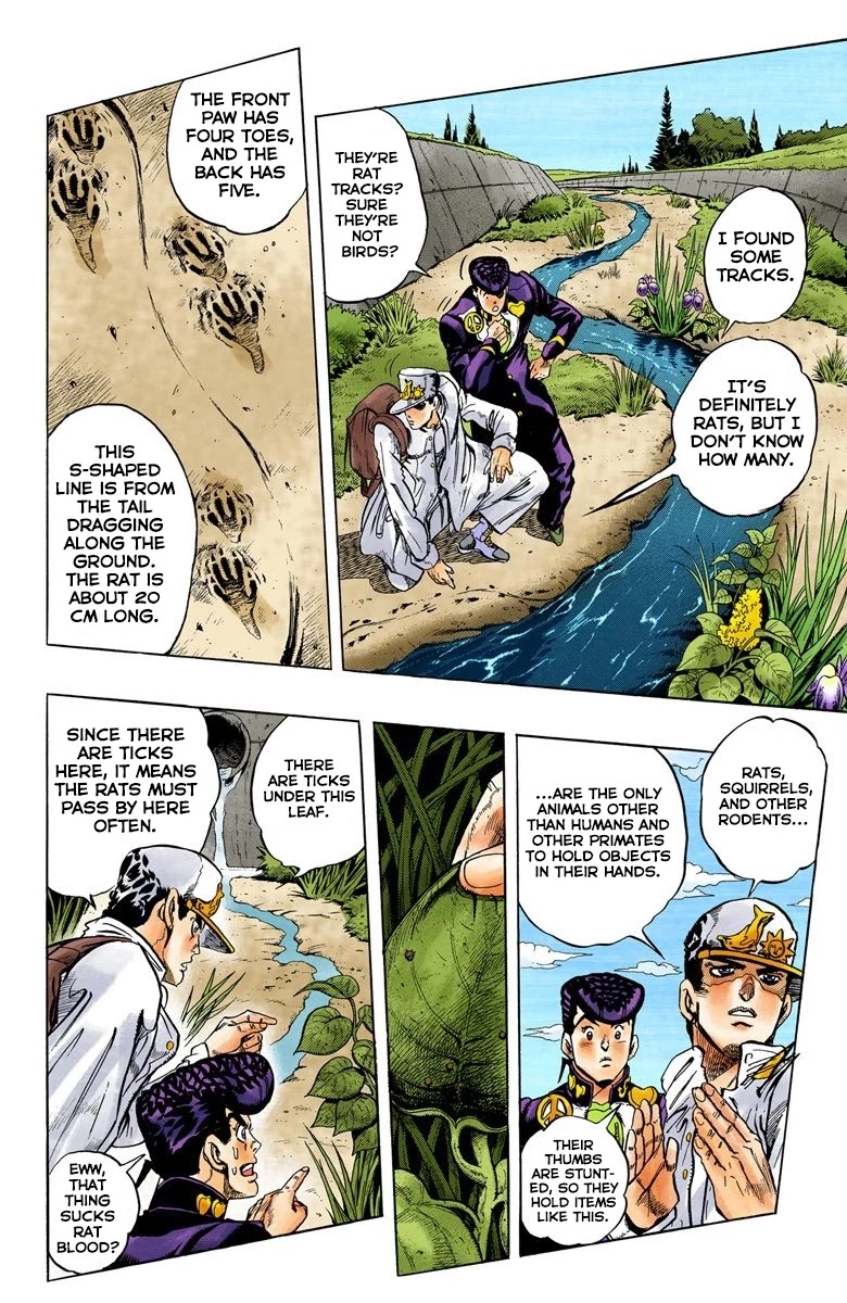 JoJo's Bizarre Adventure Part 4 - Diamond is Unbreakable (Official Colored) Chapter 60 page 13 - Chapter 60: Let's Go Hunting! - Part 1