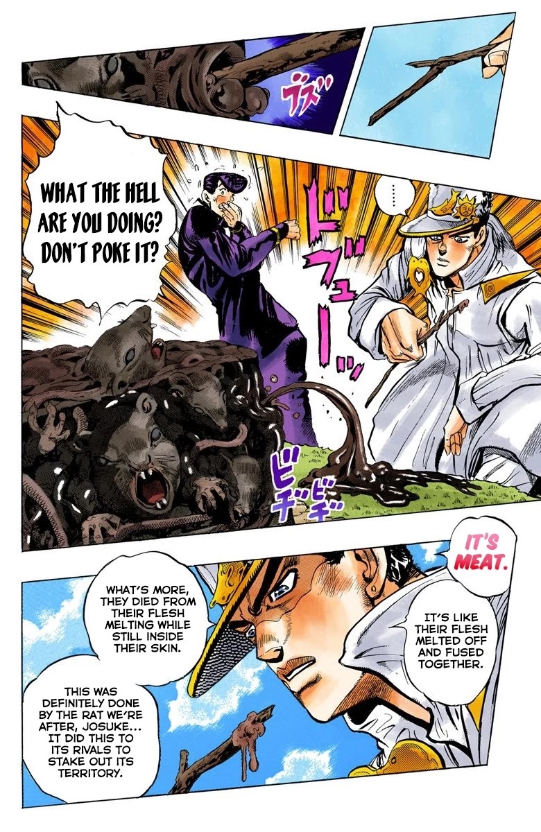 JoJo's Bizarre Adventure Part 4 - Diamond is Unbreakable (Official Colored) Chapter 60 page 18 - Chapter 60: Let's Go Hunting! - Part 1