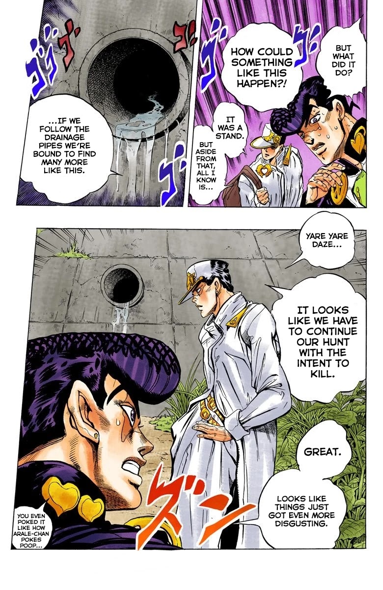 JoJo's Bizarre Adventure Part 4 - Diamond is Unbreakable (Official Colored) Chapter 60 page 19 - Chapter 60: Let's Go Hunting! - Part 1