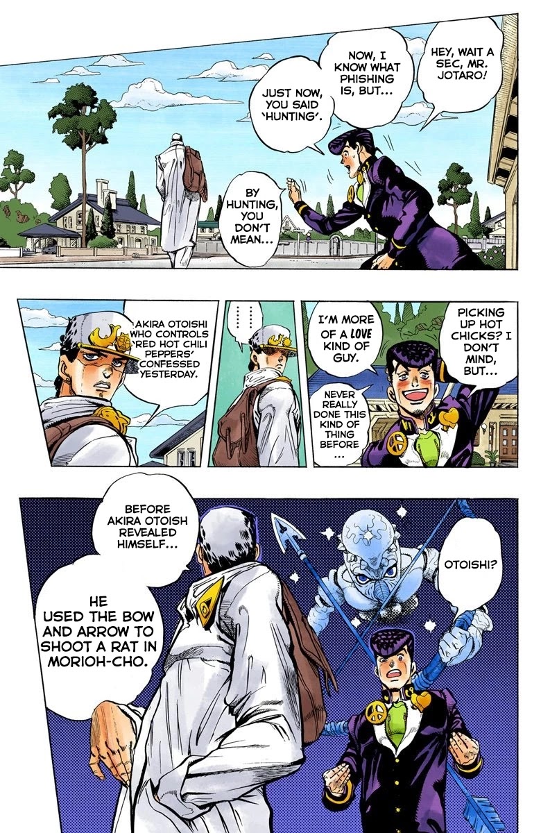 JoJo's Bizarre Adventure Part 4 - Diamond is Unbreakable (Official Colored) Chapter 60 page 4 - Chapter 60: Let's Go Hunting! - Part 1