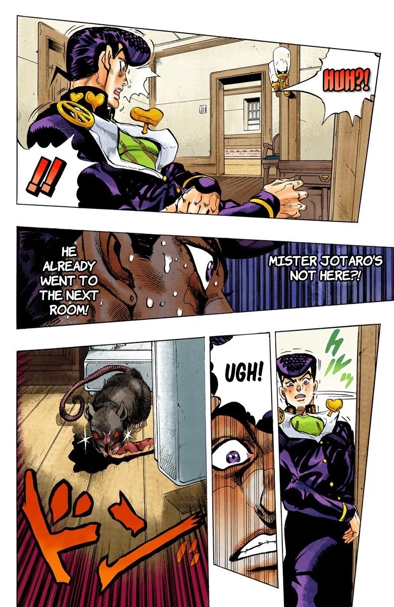 JoJo's Bizarre Adventure Part 4 - Diamond is Unbreakable (Official Colored) Chapter 61 page 10 - Chapter 61: Let's Go Hunting! - Part 2