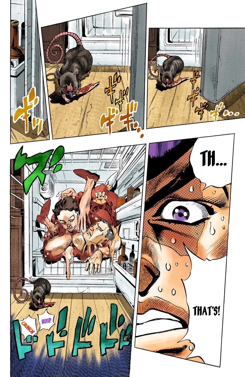 JoJo's Bizarre Adventure Part 4 - Diamond is Unbreakable (Official Colored) Chapter 61 page 12 - Chapter 61: Let's Go Hunting! - Part 2