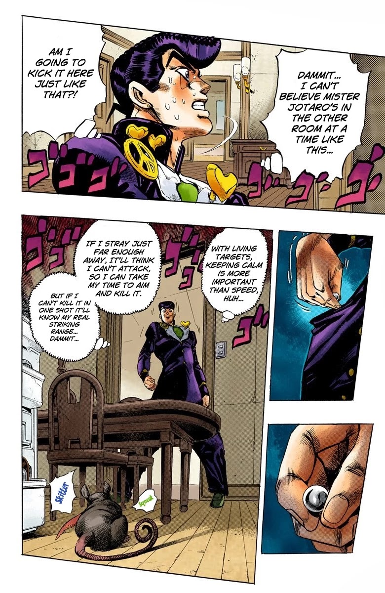 JoJo's Bizarre Adventure Part 4 - Diamond is Unbreakable (Official Colored) Chapter 61 page 14 - Chapter 61: Let's Go Hunting! - Part 2