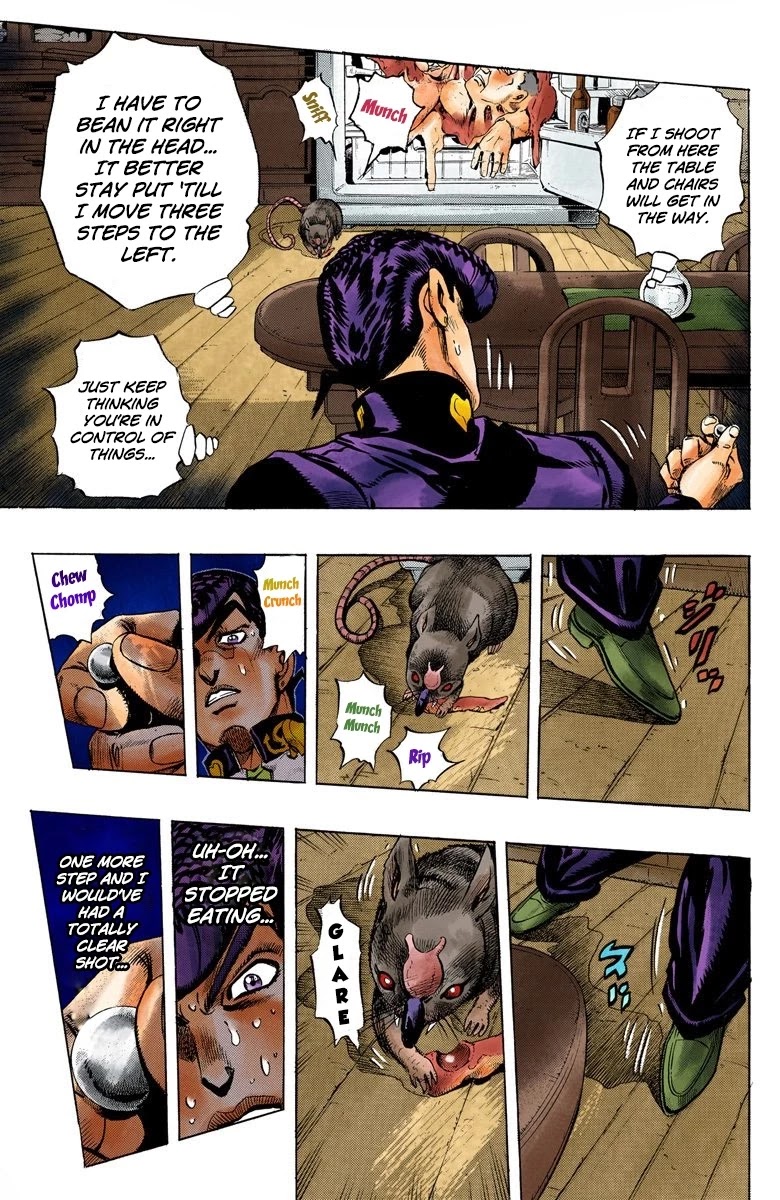JoJo's Bizarre Adventure Part 4 - Diamond is Unbreakable (Official Colored) Chapter 61 page 15 - Chapter 61: Let's Go Hunting! - Part 2