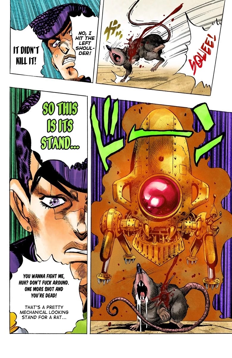 JoJo's Bizarre Adventure Part 4 - Diamond is Unbreakable (Official Colored) Chapter 61 page 18 - Chapter 61: Let's Go Hunting! - Part 2