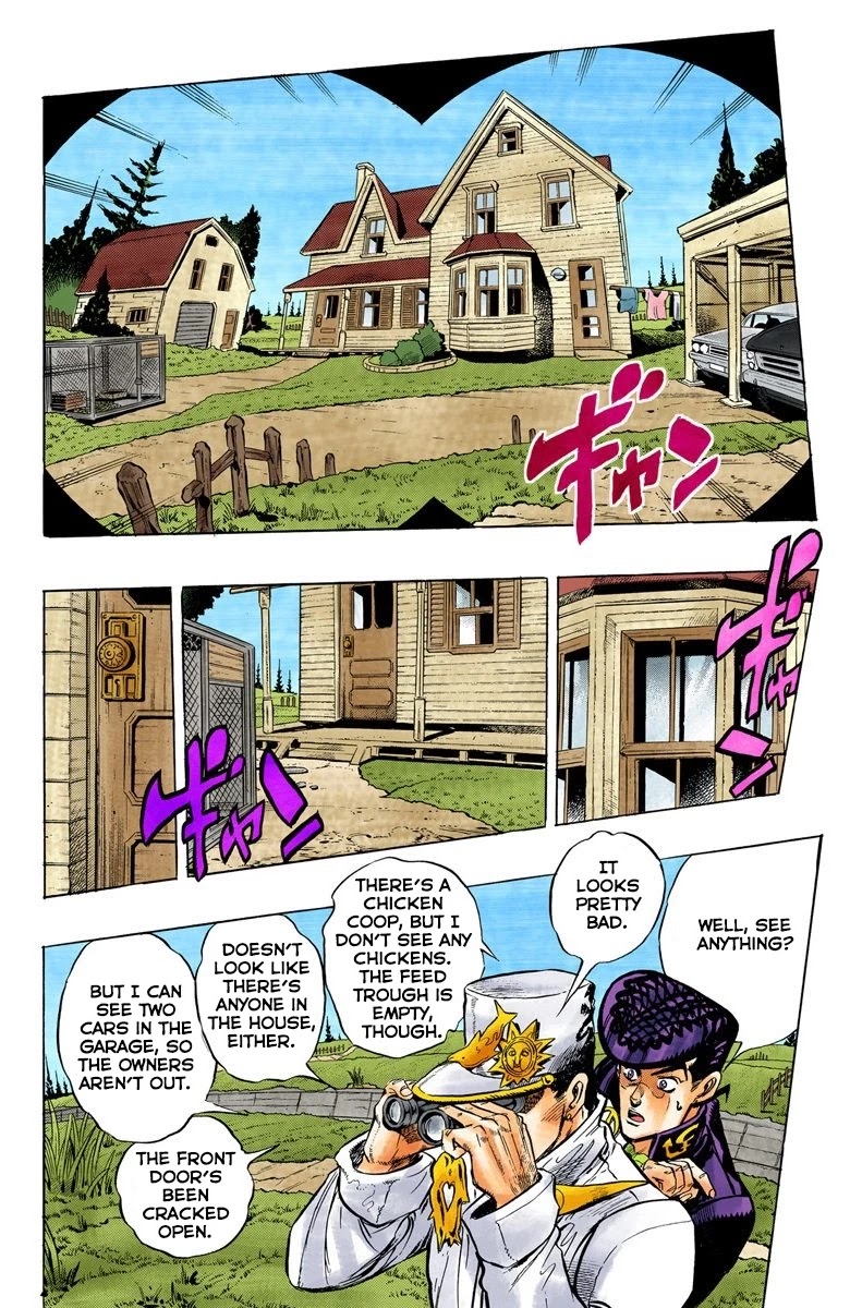 JoJo's Bizarre Adventure Part 4 - Diamond is Unbreakable (Official Colored) Chapter 61 page 2 - Chapter 61: Let's Go Hunting! - Part 2