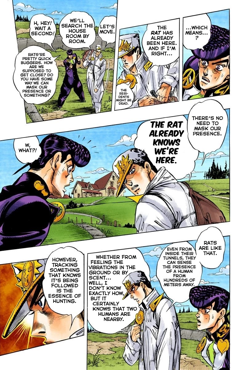 JoJo's Bizarre Adventure Part 4 - Diamond is Unbreakable (Official Colored) Chapter 61 page 3 - Chapter 61: Let's Go Hunting! - Part 2