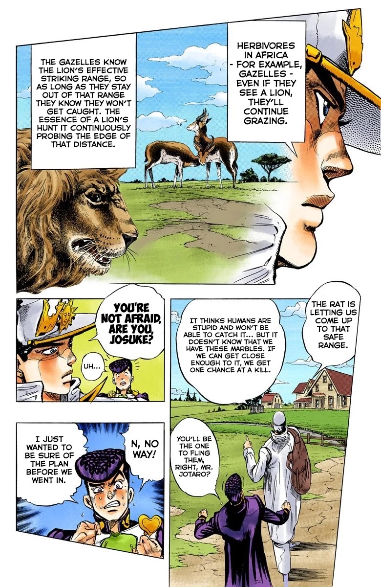 JoJo's Bizarre Adventure Part 4 - Diamond is Unbreakable (Official Colored) Chapter 61 page 4 - Chapter 61: Let's Go Hunting! - Part 2