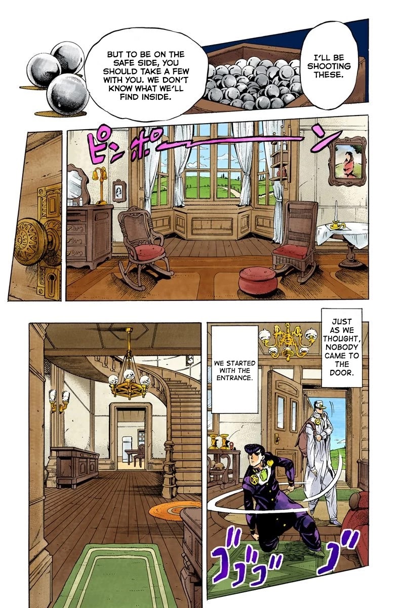 JoJo's Bizarre Adventure Part 4 - Diamond is Unbreakable (Official Colored) Chapter 61 page 5 - Chapter 61: Let's Go Hunting! - Part 2