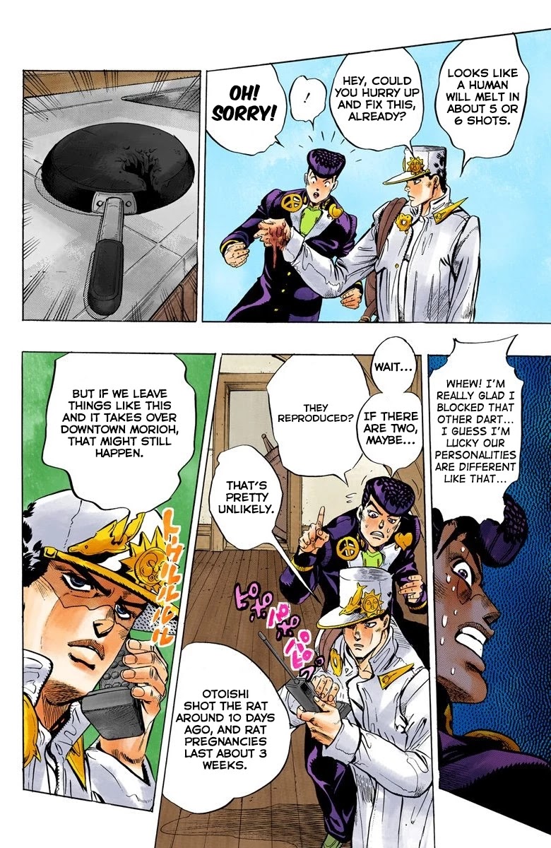 JoJo's Bizarre Adventure Part 4 - Diamond is Unbreakable (Official Colored) Chapter 62 page 15 - Chapter 62: Let's Go Hunting! - Part 3